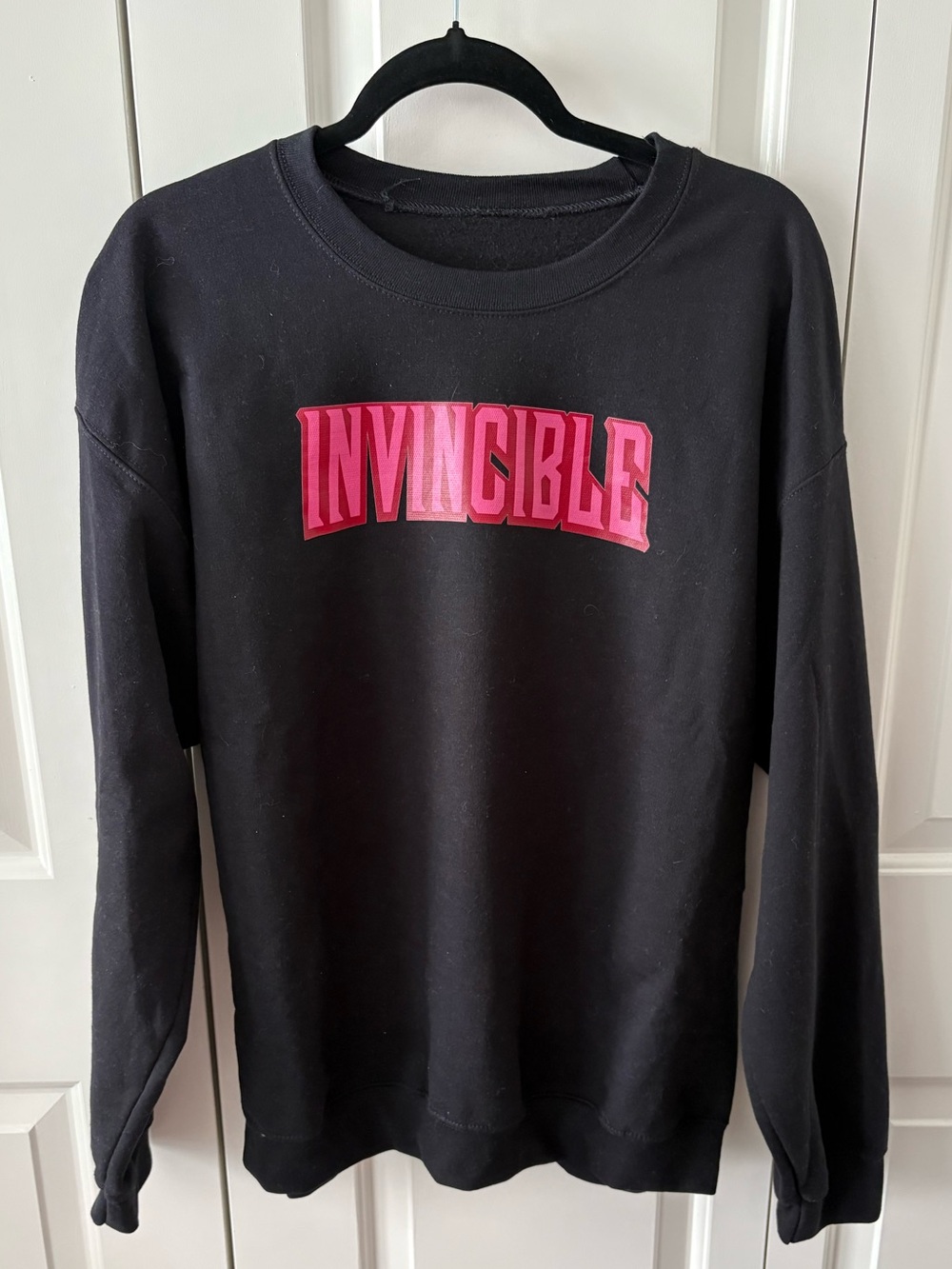 Invincible Crewneck Sweatshirt with Pink AtomEve